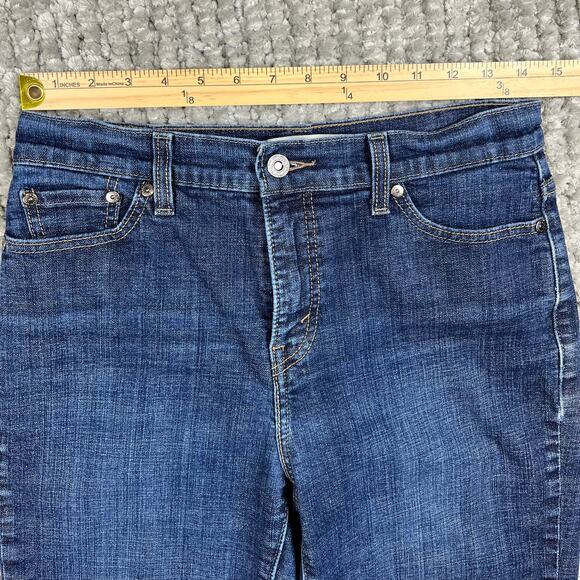 Woman's Levi’s Perfectly Slimming 512 Bootcut Blue Jeans Size 10M Medium‎ Wash - Picture 9 of 14